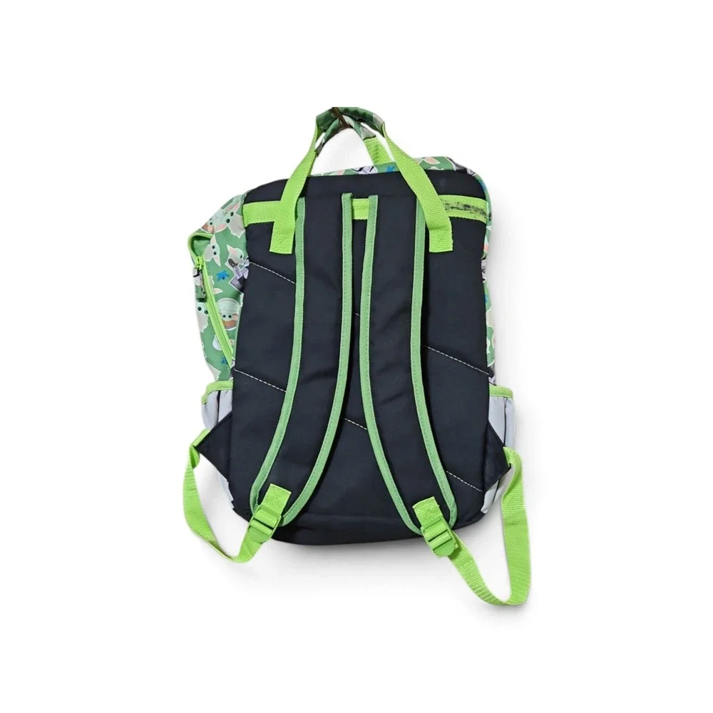 Star Wars The Mandalorian Grogu Baby Yoda Backpack Green 3D Kids School Bag
